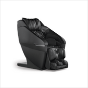 Black massage chair on a white background